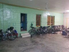 Community Center, Sleeping Quarters, Church and Bike Parking